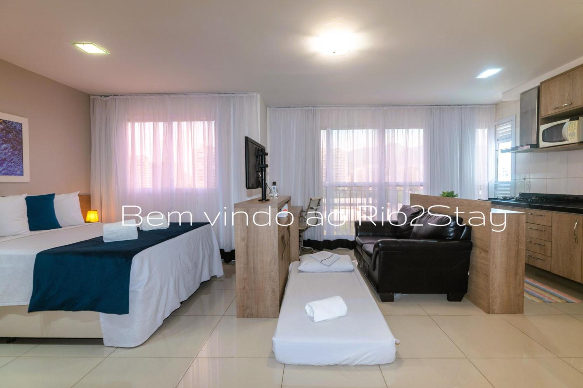 Verano Stay Flat Com Garagem E Wi-Fi - Parque Olimpico ริโอเดจาเนโร ภายนอก รูปภาพ